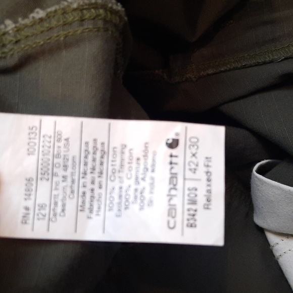 Carhartt Cotton Ripstop Relaxed Fit Work Pant - Picture 5 of 5